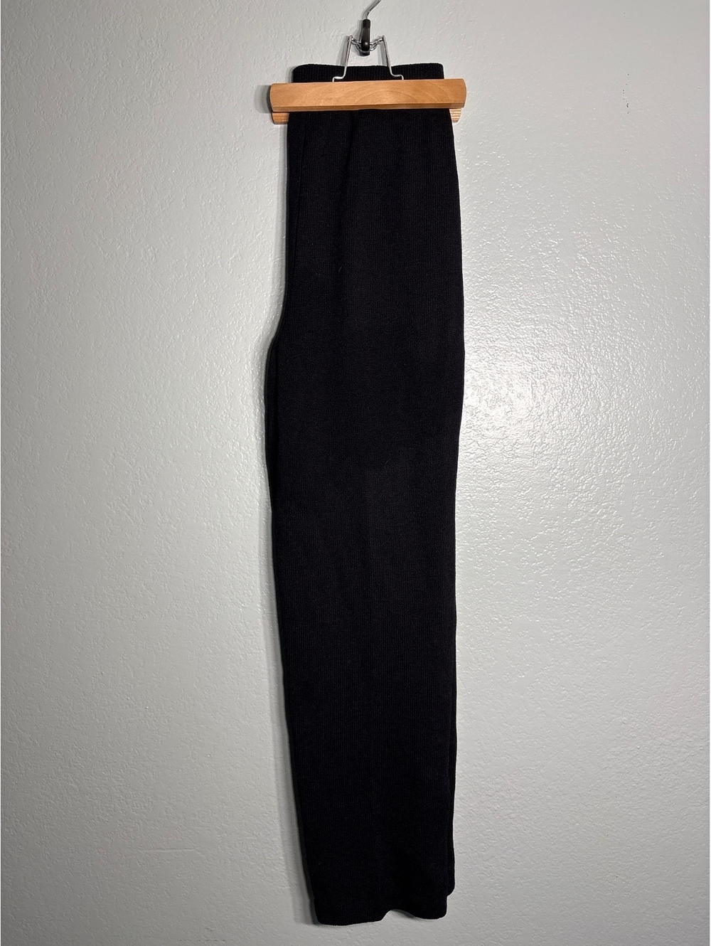 VNTG St John collection Marie gray pants black Santana knit high rise